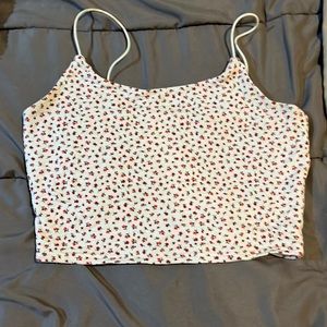 rose patterned bungee tank